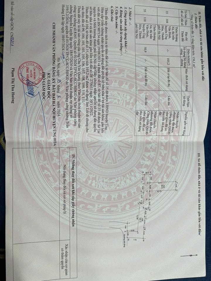 Đất thổ cư Vân Đình 50.9m² giá 1 tỷ - Ngõ ô tô vào tận nơi!