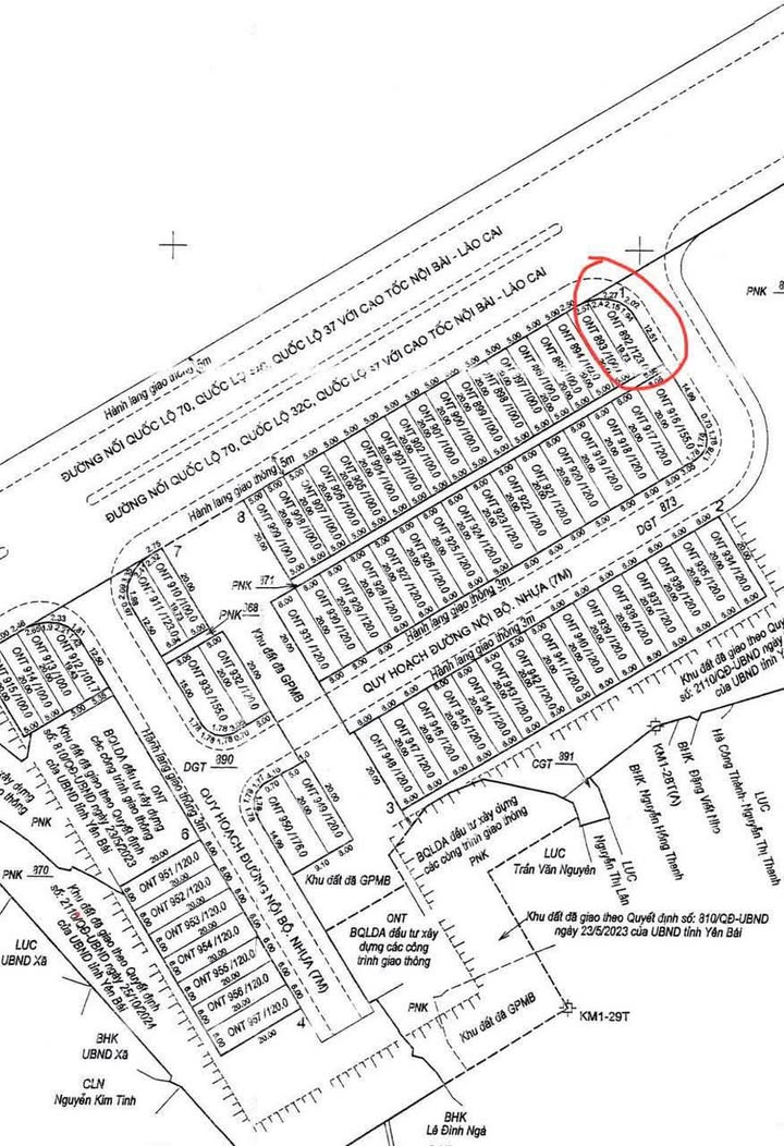 Đất nền mặt đường quốc lộ Yên Bái 137.17m² giá 4 tỷ - Đầu tư lý tưởng!