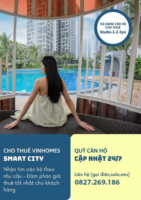 Căn hộ cho thuê Vinhomes Smart City 25m² - Giá chỉ từ 6 triệu/tháng!