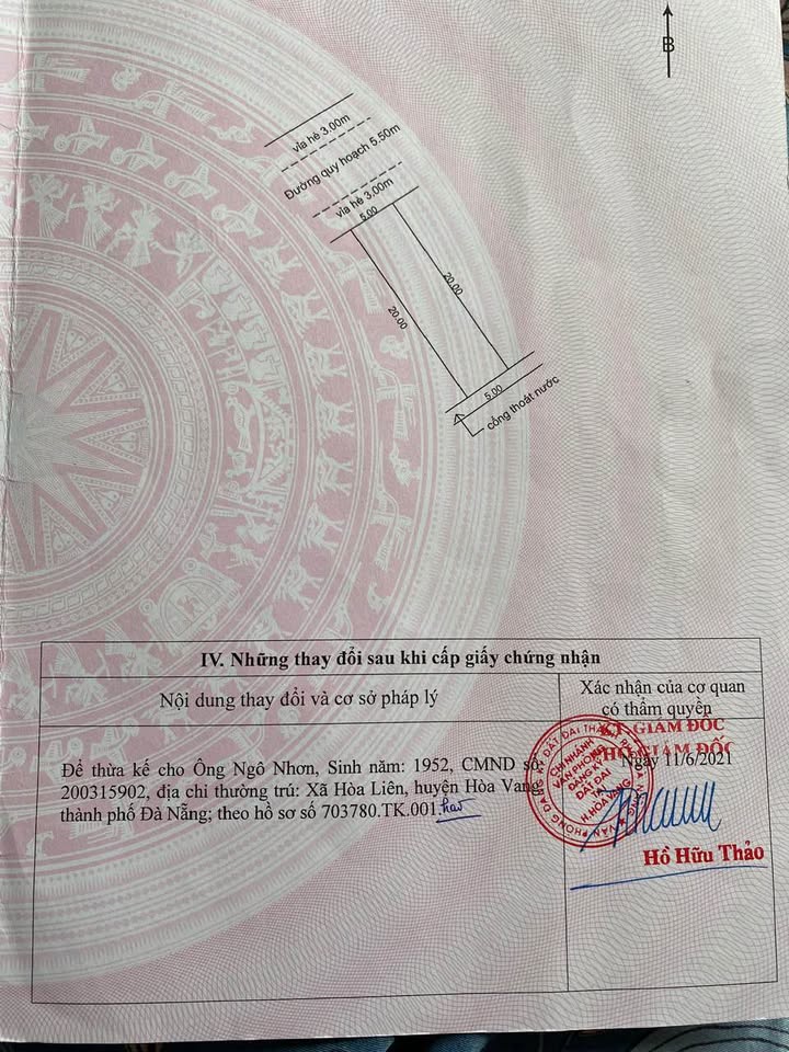 Đất nền chính chủ đường Vân Dương 4, Liên Chiểu 100m² giá chỉ 2.5 tỷ - Cơ hội đầu tư vàng!