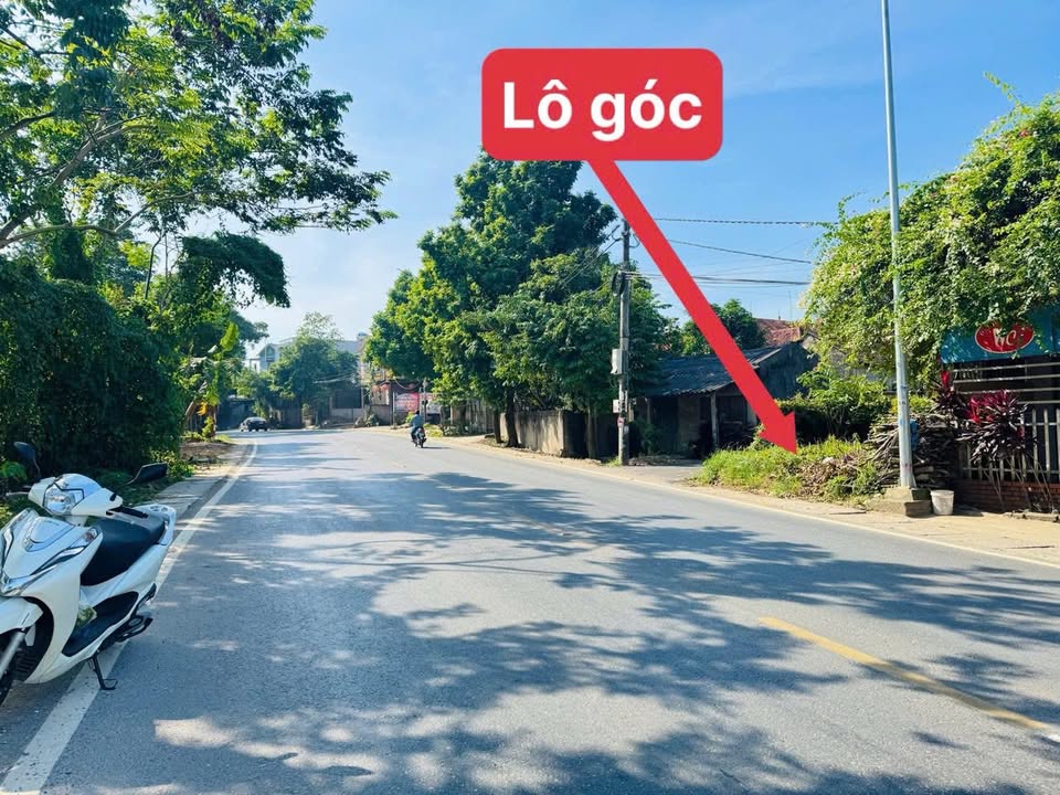 Đất thổ cư 94m² Thái Hoà, Lập Thạch giá 2 tỷ - Lô góc 2 mặt tiền