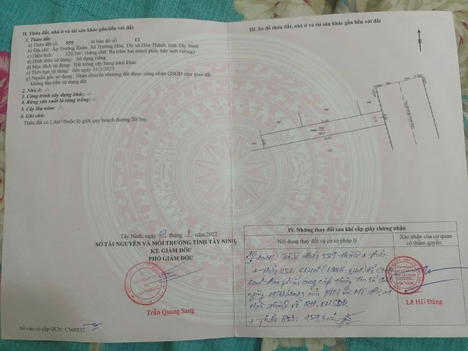 Đất mặt tiền đường Trường Xuân, Phường Long Hoa, Tây Ninh 318m² - Bán gấp chính chủ!