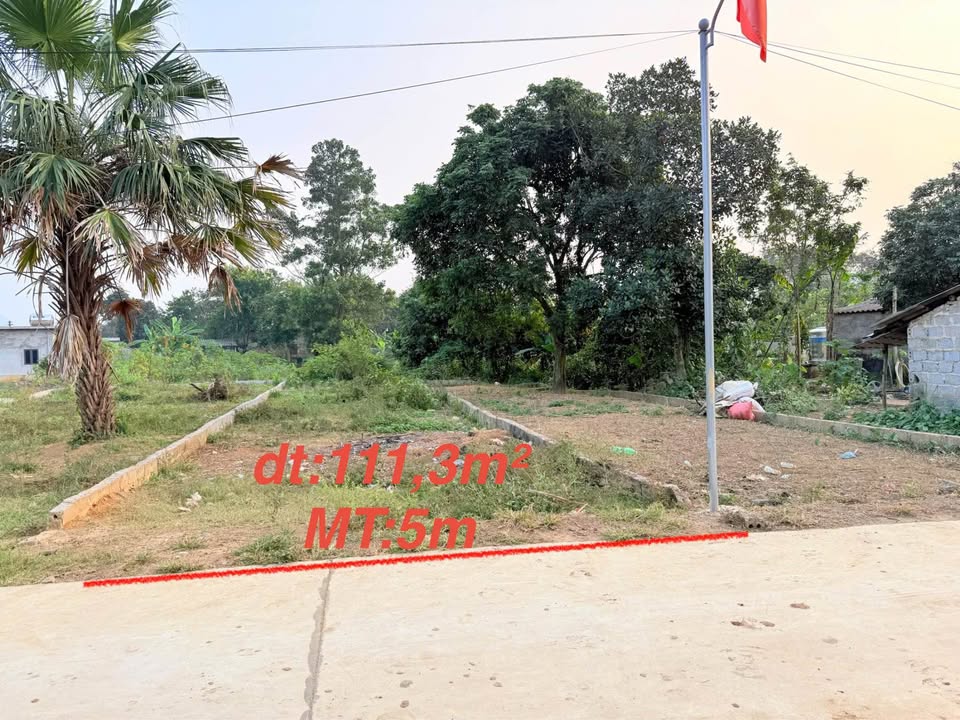 Đất nền Phú Thành Lạc Thủy 111m² giá chỉ 500 triệu - Sổ hồng chính chủ!