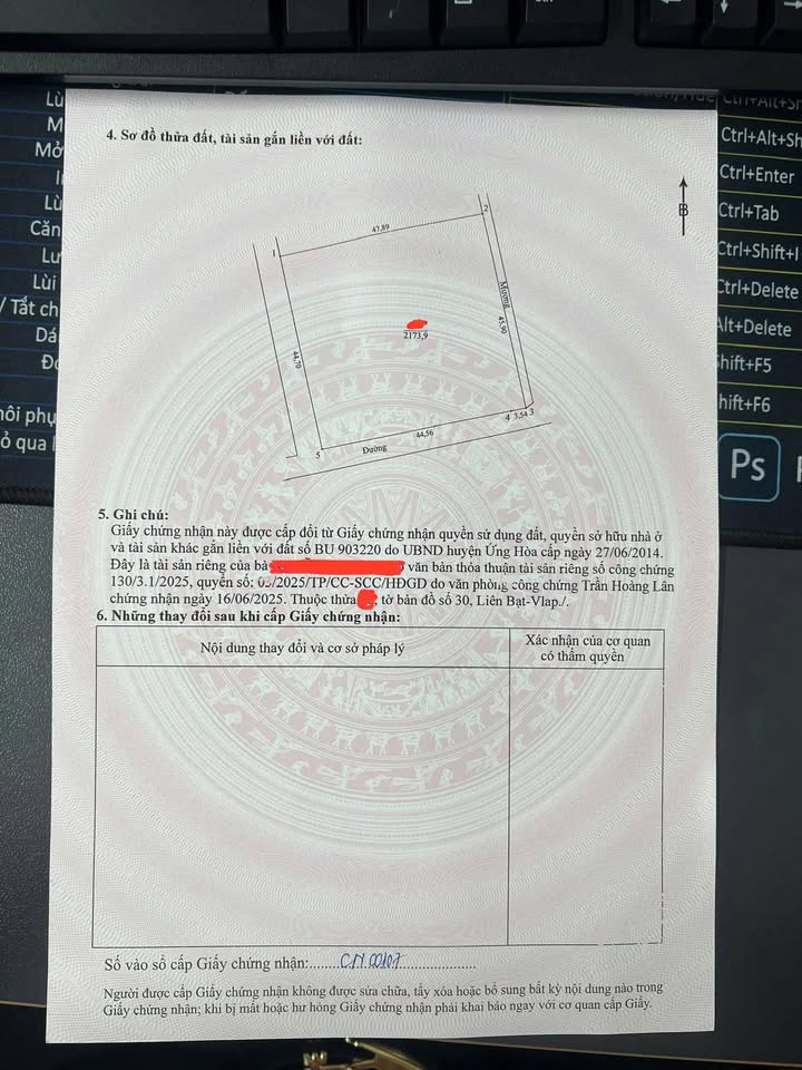 Đất nông nghiệp 2173m² tại Xã Liên Bạt, Huyện Ứng Hòa - Giá chỉ 900 triệu!