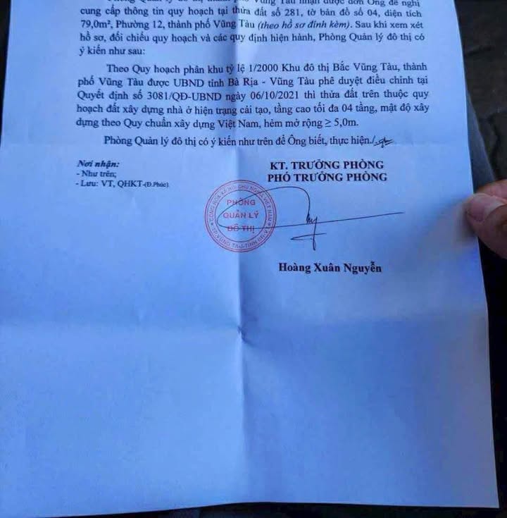 Đất thổ cư hẻm 1475 đường 30/4, Vũng Tàu 79m² giá 3 tỷ - Sổ đỏ chính chủ!