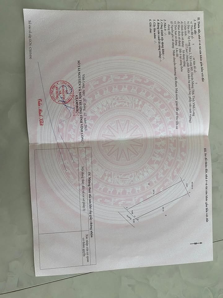 Đất nền Long Hòa 2, Long Mỹ 137.6m² giá 470 triệu - Nở hậu, full thổ cư!