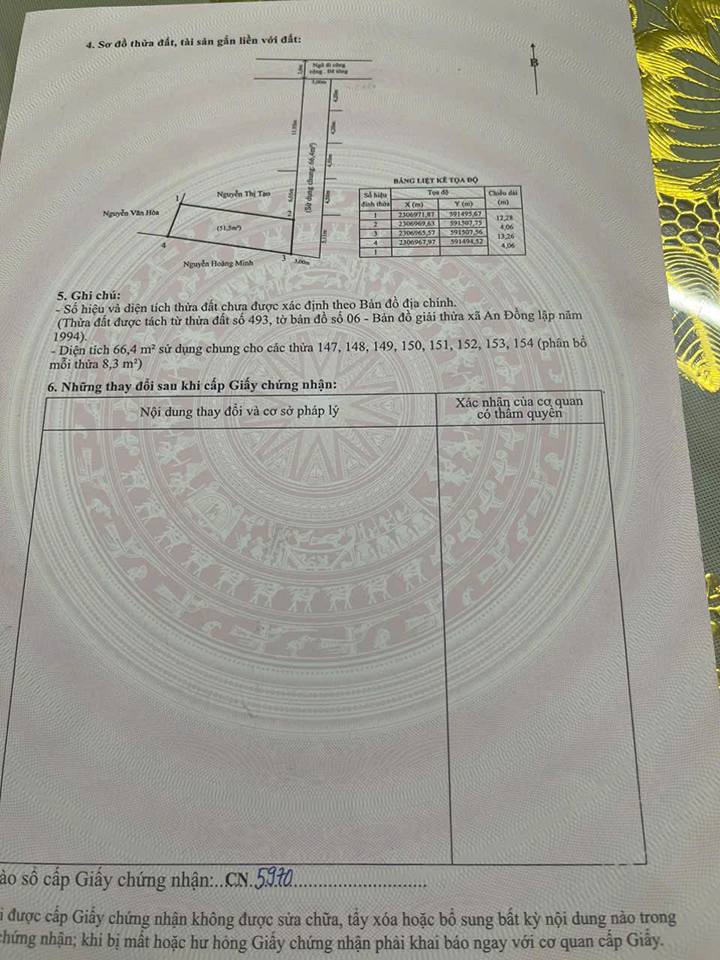 Đất nền Văn Cú, An Đồng 51.5m² giá 1.4 tỷ - Cơ hội đầu tư sinh lời!