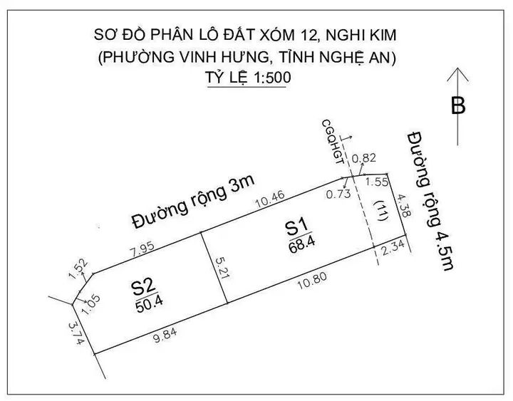 Đất nền Nghi Kim 68.4m² giá chỉ từ 900 triệu - Cơ hội đầu tư tuyệt vời!