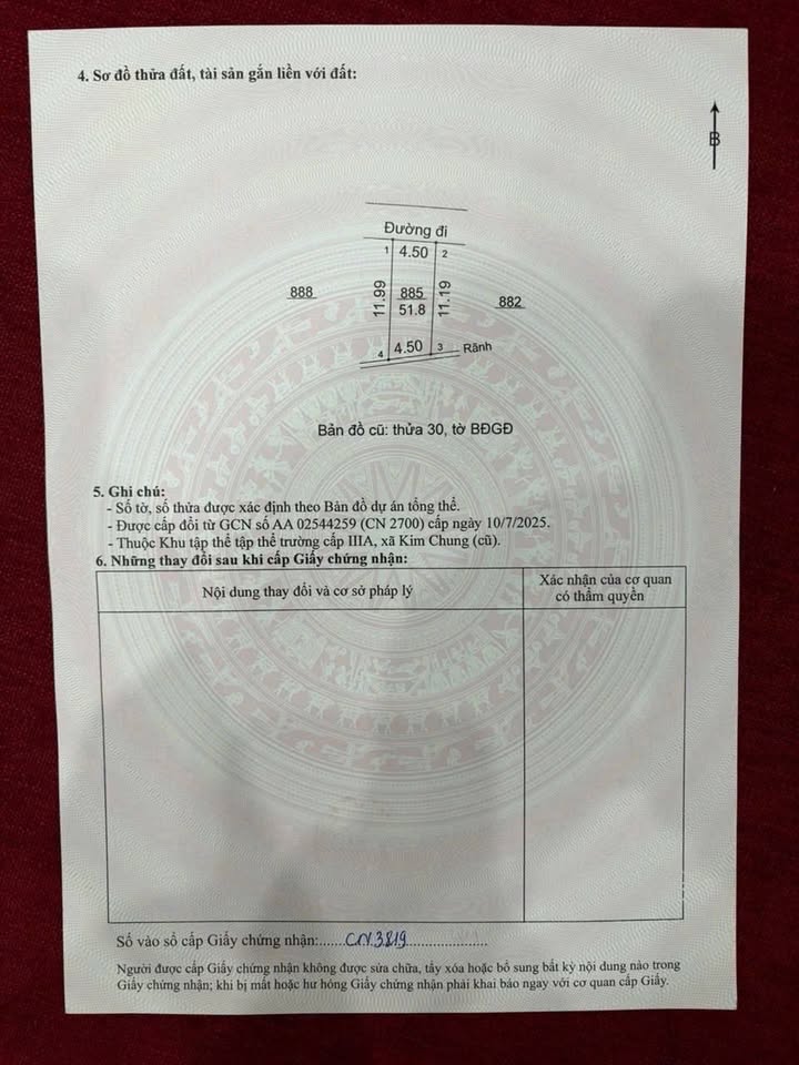 Nhà cấp 4 Sơn Đồng, Hoài Đức 51.8m² giá 7.516 tỷ - Vị trí đắc địa, thuận tiện giao thông!