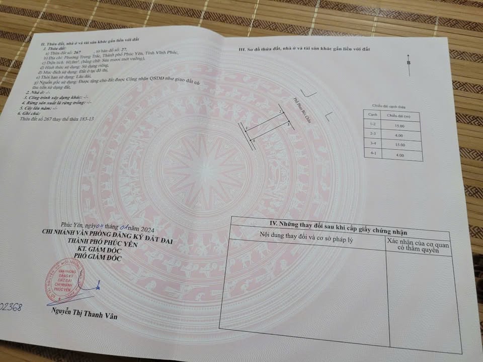 Đất trung tâm Hoàn Kiếm 60m² giá 4 tỷ - Đầu tư sinh lời ngay!