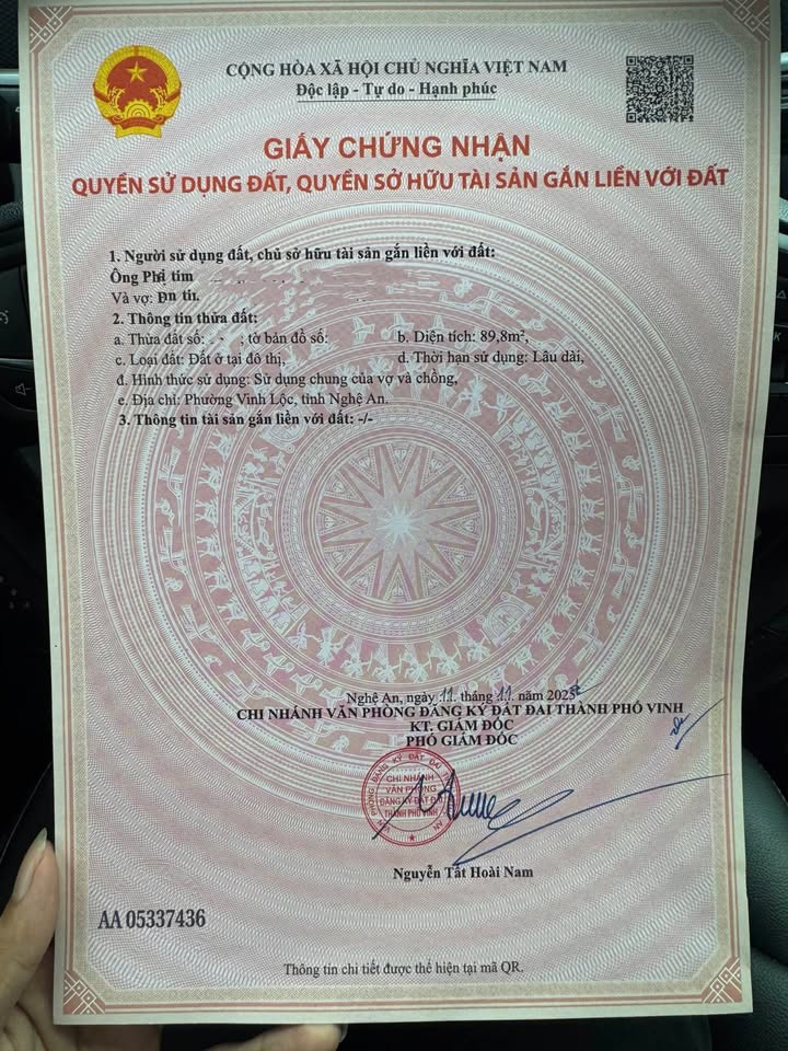 Đất Nền Khối 2, Nghi Phong, Vinh 89m² Giá 1.93 Tỷ - Đường Rộng Thông Thoáng!