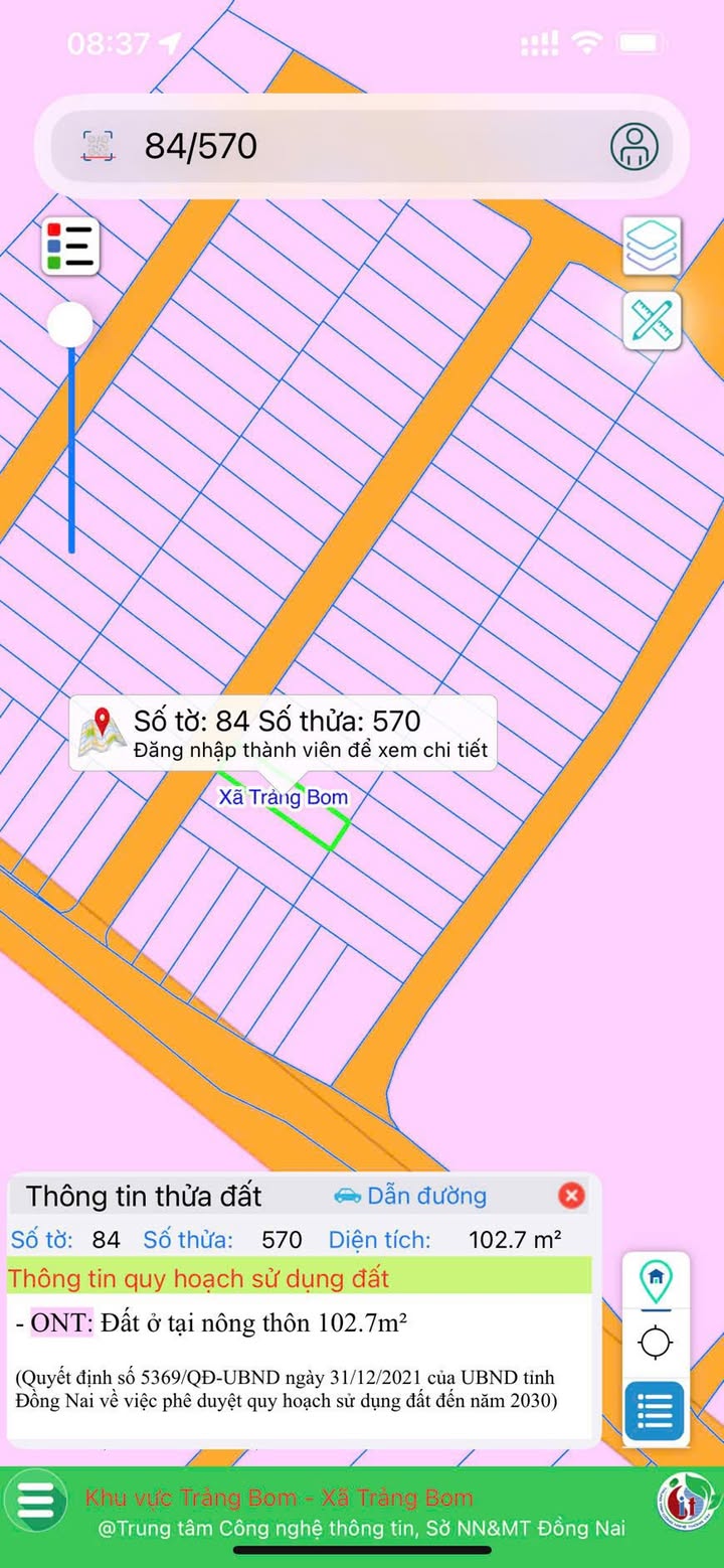 Đất nền Sông Trầu - Trảng Bom 100m² giá 900 triệu - Nhanh tay sở hữu!