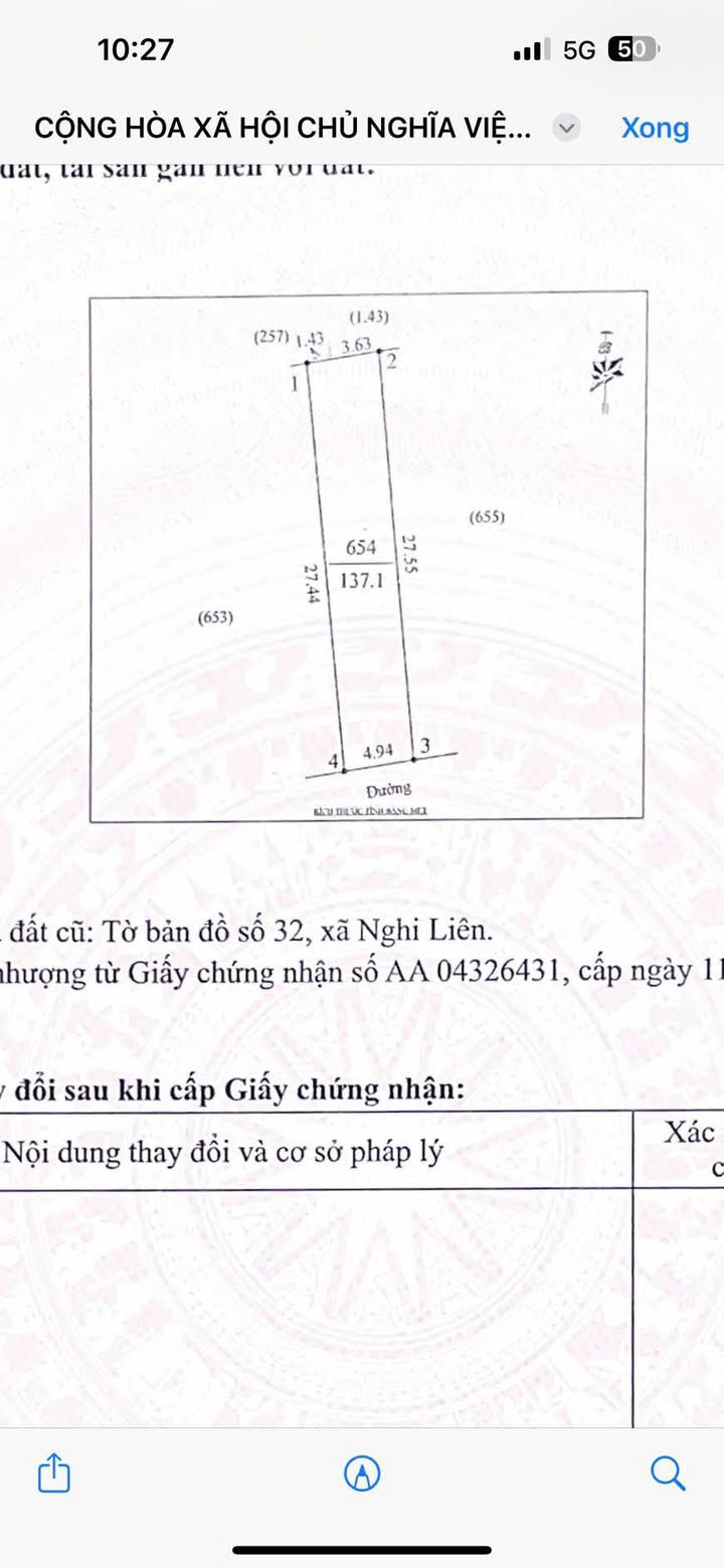 Đất mặt tiền đường Lê Huy Tích, Nghi Liên, 137m² giá chỉ 2.4 tỷ - Sổ đỏ chính chủ!