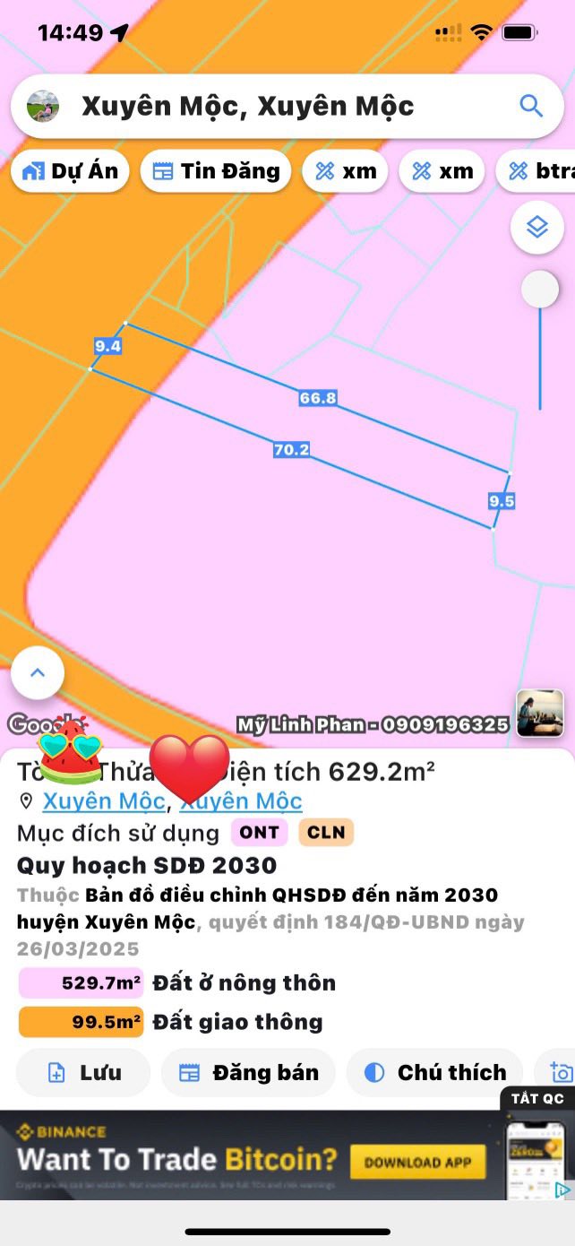 Nhà mặt tiền Quốc lộ 329 Xuyên Mộc 658m² giá 2.4 tỷ - Kinh doanh thuận lợi!