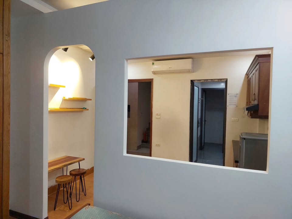 Căn hộ cho thuê 1PN tại 221 Thịnh Quang, Đống Đa - Giá 6 triệu/tháng, đầy đủ nội thất!