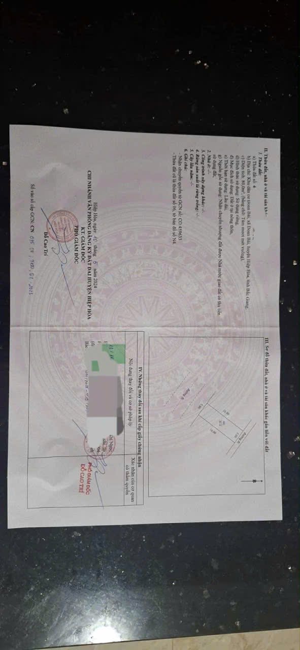 Đất nền dự án Đoan Bái, Hiệp Hòa 80m² giá 2.2 tỷ - Cơ hội đầu tư sinh lời cao!