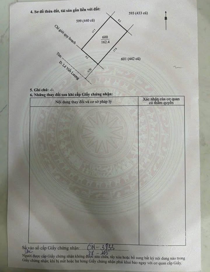 Đất mặt tiền Lê Viết Lượng, Xuân Phú 162m² giá 9 tỷ - Đầu tư kinh doanh lý tưởng!