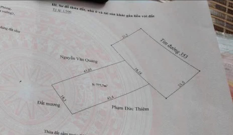 Đất nền Dương Kinh Hải Phòng 777m² - Mặt tiền đường Phạm Văn Đồng