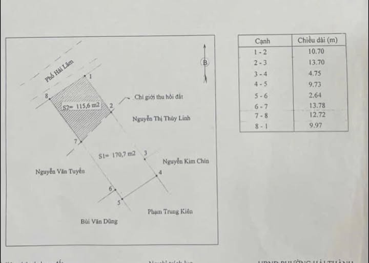 Đất nền mặt đường Hải Lâm Hải Thành 170m² giá chỉ 5.1 tỷ - Đầu tư sinh lời ngay!