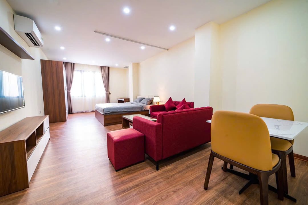 Cho thuê Studio Ngõ 25 Thọ Tháp, Cầu Giấy 40m² - Nội thất FULL tiện nghi!