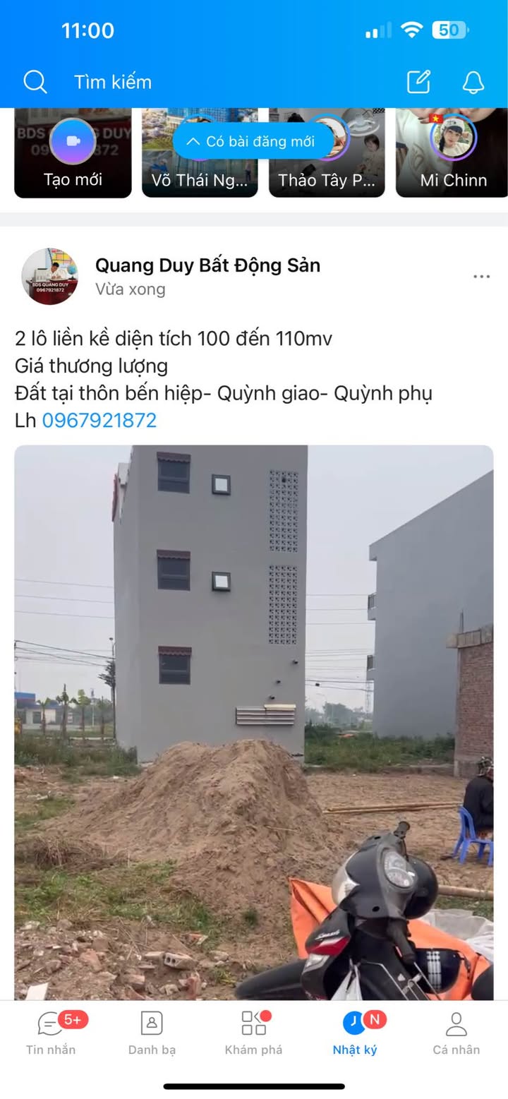 Đất liền kề 105m² tại Thôn Bến Hiệp - Giá thỏa thuận, vị trí đắc địa!