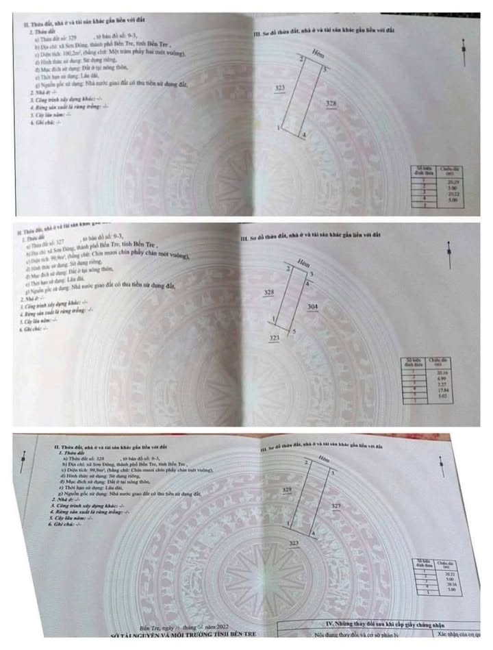 Đất nền Sơn Đông Bến Tre 100m² giá 720 triệu - Vị trí thuận lợi gần trường học!
