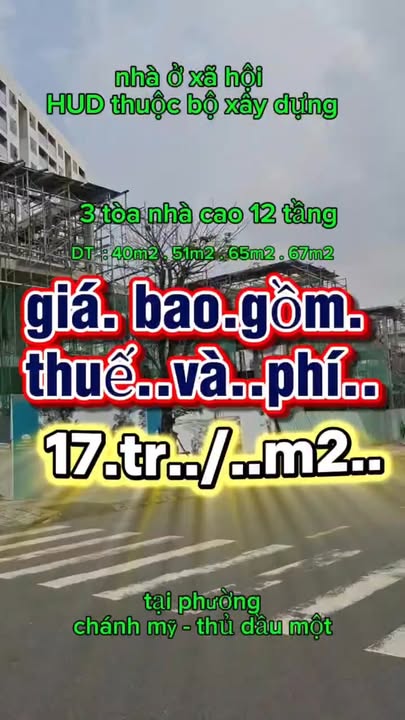 Căn hộ Nhà ở xã hội HUD Chánh Mỹ Thủ Dầu Một 35m² chỉ 150 triệu - Cơ hội đầu tư tuyệt vời!
