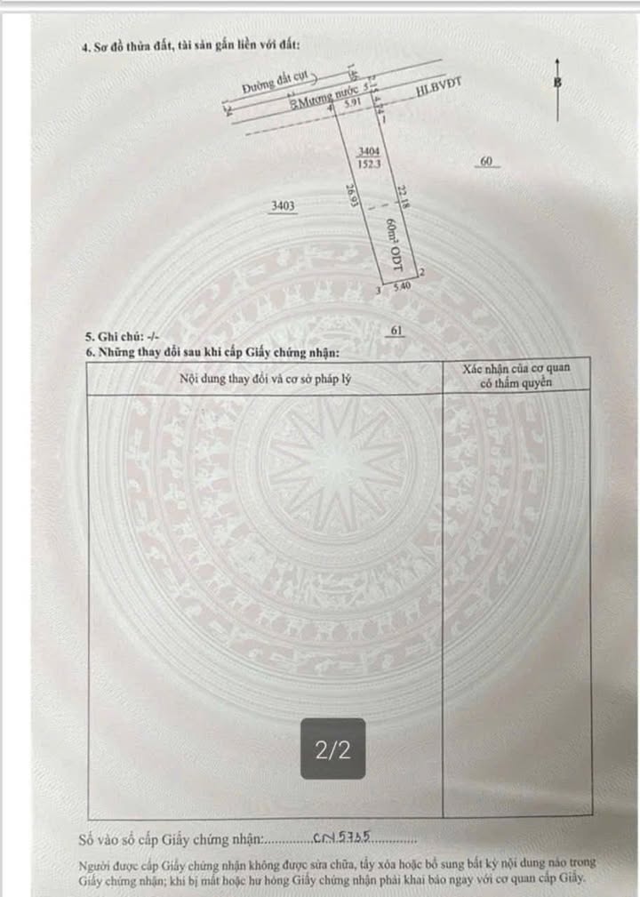 Đất nền An Thạnh, Thuận An 152m² giá 2.1 tỷ - Đường ô tô vào tận nơi!