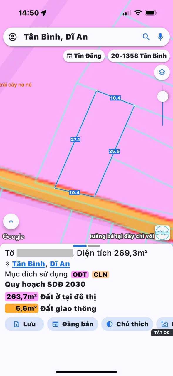 Nhà Kho Đường Cây Da, Tân Bình Dĩ An 269m² giá 6.7 tỷ - Thương lượng chính chủ!