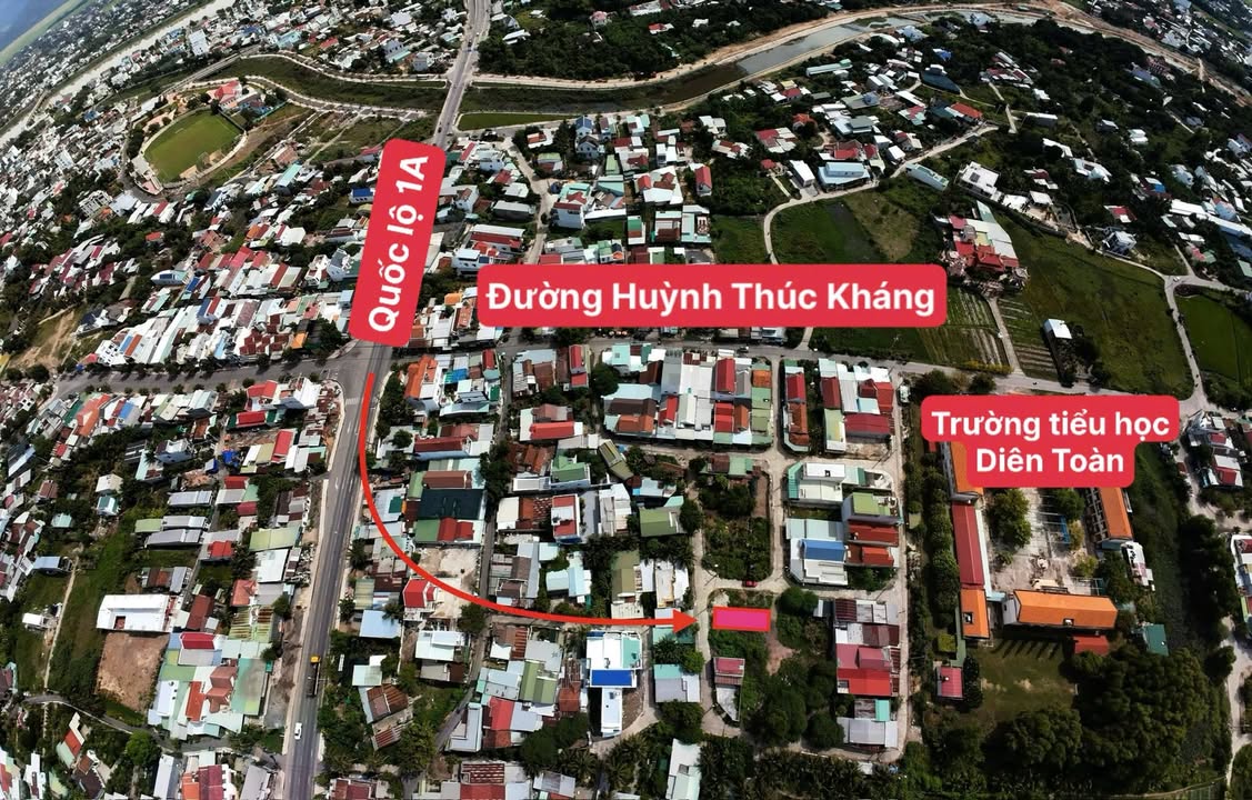 Đất nền Diên Toàn, Diên Khánh 122,9m² giá 2,3 tỷ - Sổ hồng chính chủ ngay!