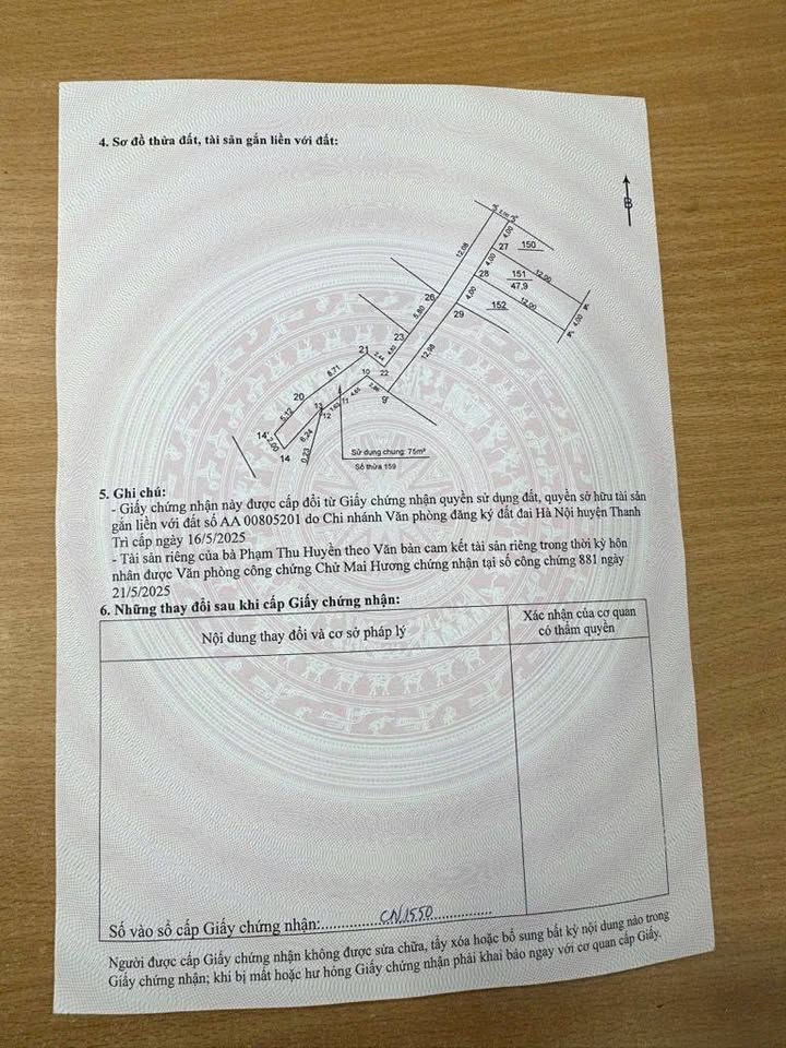 Đất nền Xã Ngũ Hiệp 47m² giá 4 tỷ - Tiện ích đồng bộ, phù hợp an cư!