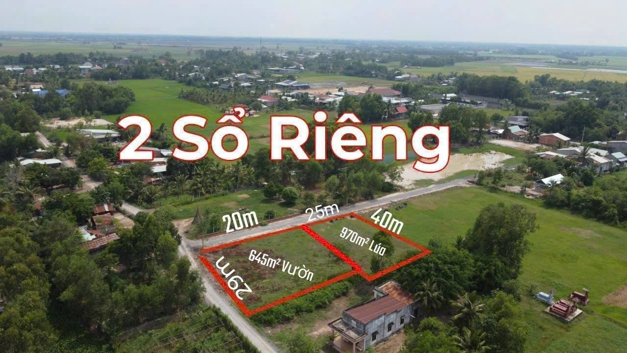 Đất 2 mặt tiền Xã Mỹ Quý Tây, Đức Huệ 1840m² chỉ 2.35 tỷ - Cơ hội đầu tư tuyệt vời!