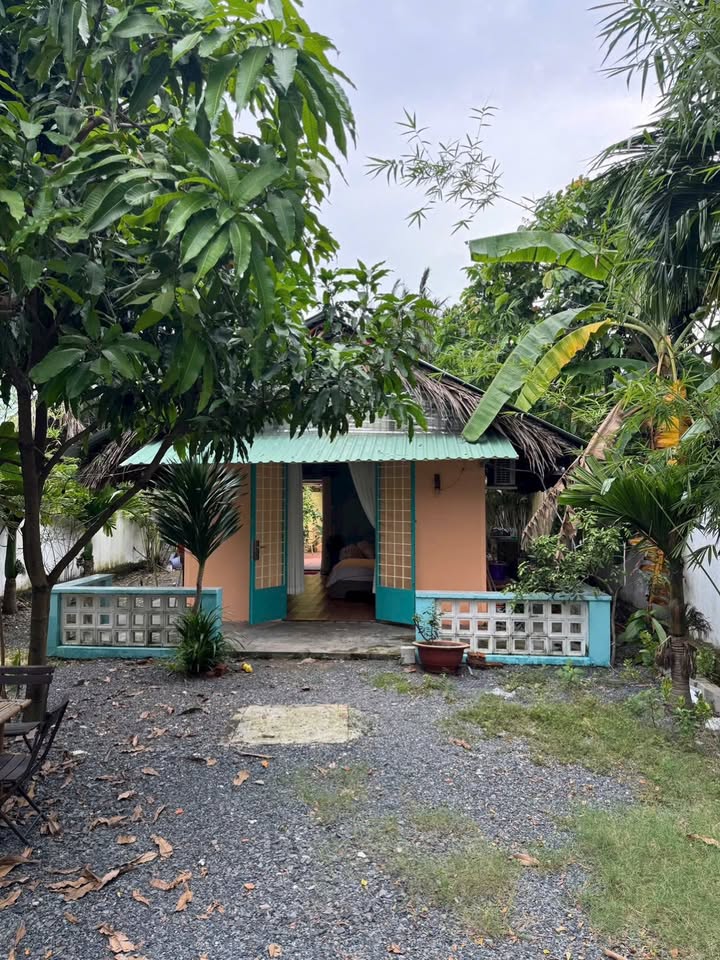 Nhà cho thuê Bungalow chữa lành, Bình Quới, Bình Thạnh 200m² - Sân vườn rộng thoáng!