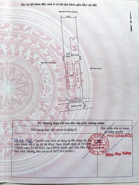 Đất nền đường DX124 Tân An 652m² chỉ 4.9 tỷ - Đầu tư sinh lời tốt!