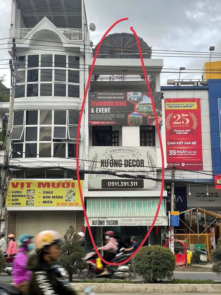 Cho thuê nguyên căn mặt tiền đường 23/10 Nha Trang 74m² - Vị trí đắc địa kinh doanh!