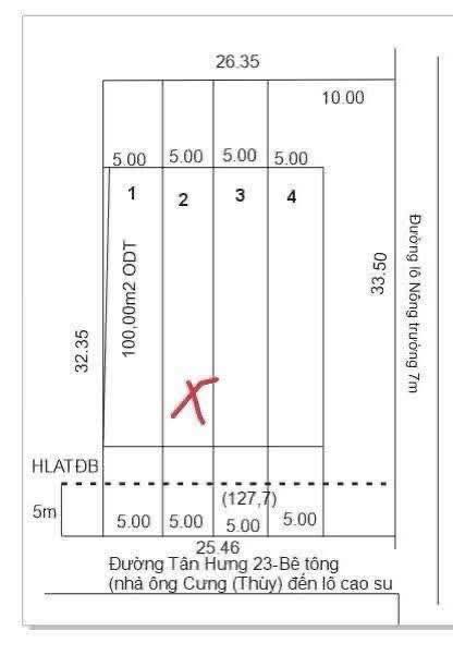 Đất nền Tân Hưng Bàu Bàng 160m² giá 960 triệu - Cơ hội đầu tư tuyệt vời!