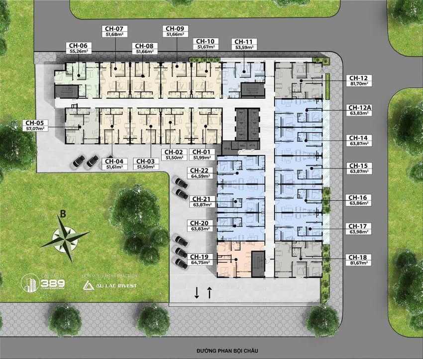 Căn hộ Chung cư 389 Dream Home Vinh 64m² - Căn mới đẹp, giá thỏa thuận!