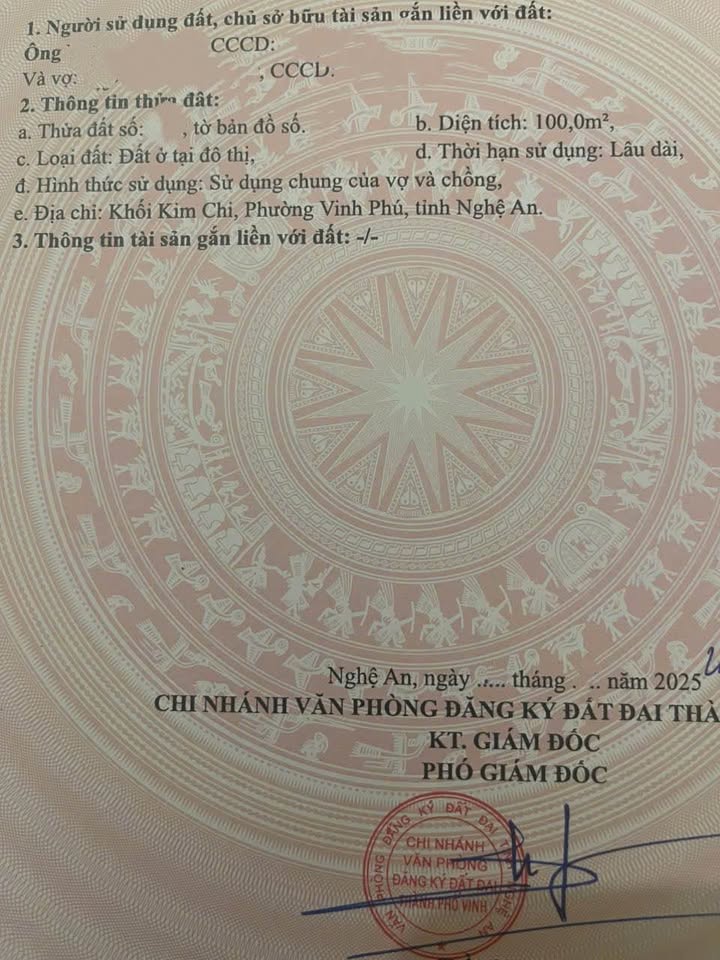 Đất nền xóm Kim Chi, phường Nghi Ân, 100m² - Gần khu đấu giá mới