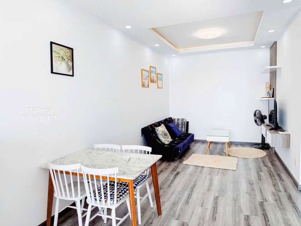 Căn hộ cho thuê Mường Thanh Viễn Triều 71m² giá 17 triệu - Full nội thất, mặt biển Hòn Chồng!