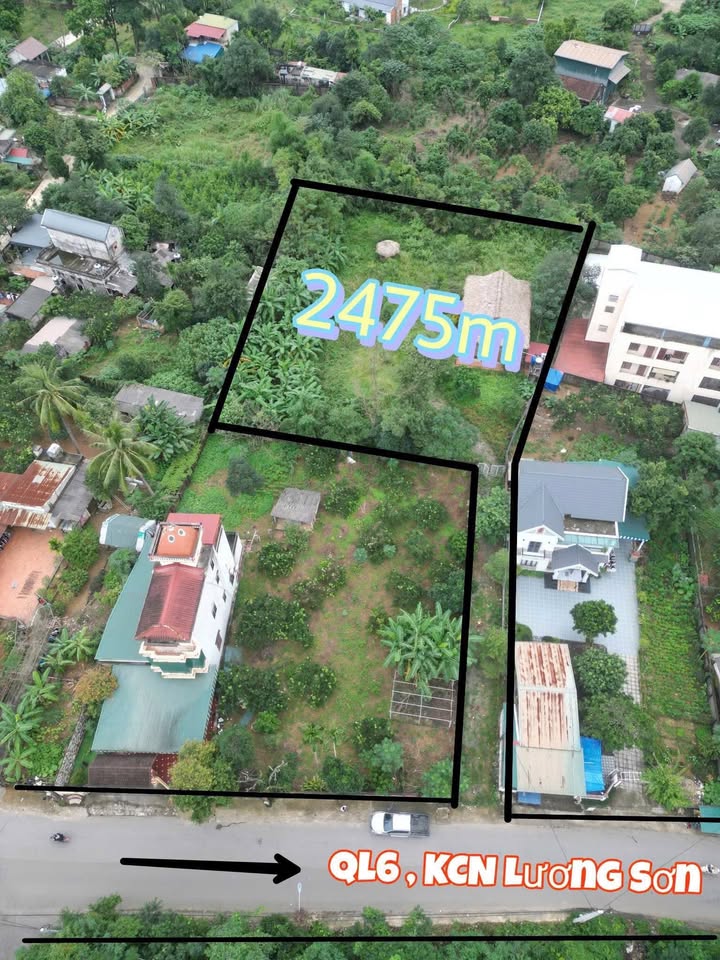 Lô đất Lương Sơn 2475m² giá đầu tư - Ngay KCN Lương Sơn!
