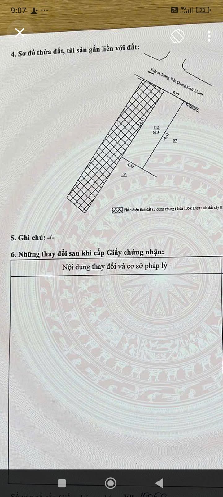 Lô đất 2 mặt tiền Trần Quang Khải, Sơn Trà, Đà Nẵng 62.4m² giá 5.6 tỷ - Cơ hội đầu tư tuyệt vời!