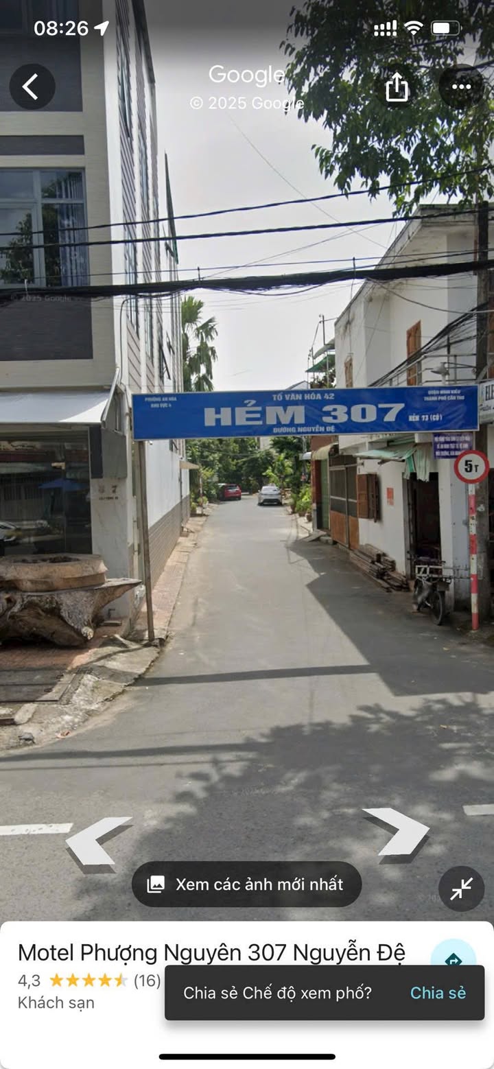 Đất góc 2 mặt tiền Nguyễn Đệ, Ninh Kiều, Cần Thơ 154.6m² giá 12 tỷ - Kinh doanh thuận lợi!