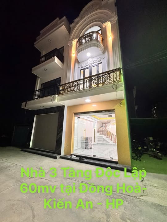 Nhà 3 Tầng Độc Lập 60m² tại Đồng Hòa - Kiến An giá 4.05 tỷ - Gần trung tâm thành phố!