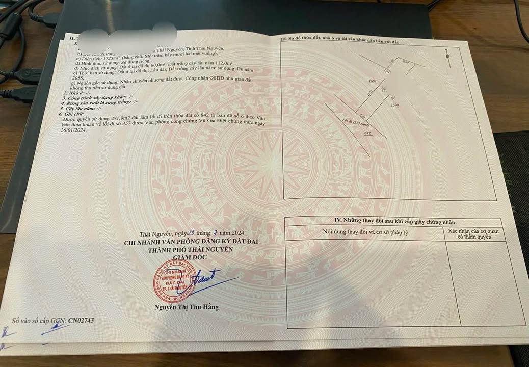 Đất thổ cư Tích Lương 172m² giá 1.3 tỷ - Gần đường QL3, không ngập lụt!