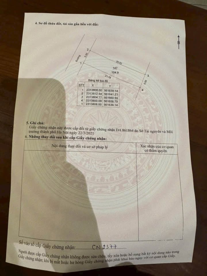 Đất nền Phú Cát, Quốc Oai 105m² giá 2 tỷ - Mặt tiền 5m vuông vắn, giao thông thuận tiện!