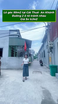 Đất nền thôn Cát Thuế, An Khánh 99m² giá 5.7 tỷ - Lô góc, đường ô tô tránh nhau!