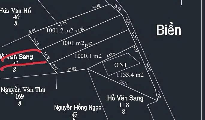 Đất mặt biển Hàm Ninh Phú Quốc 3100m² giá 7.75 tỷ - Cơ hội đầu tư tuyệt vời!
