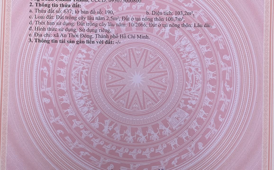 Đất nền An Thới Đông, Cần Giờ 165m² - Mặt tiền đường rộng, đầu tư sinh lời!