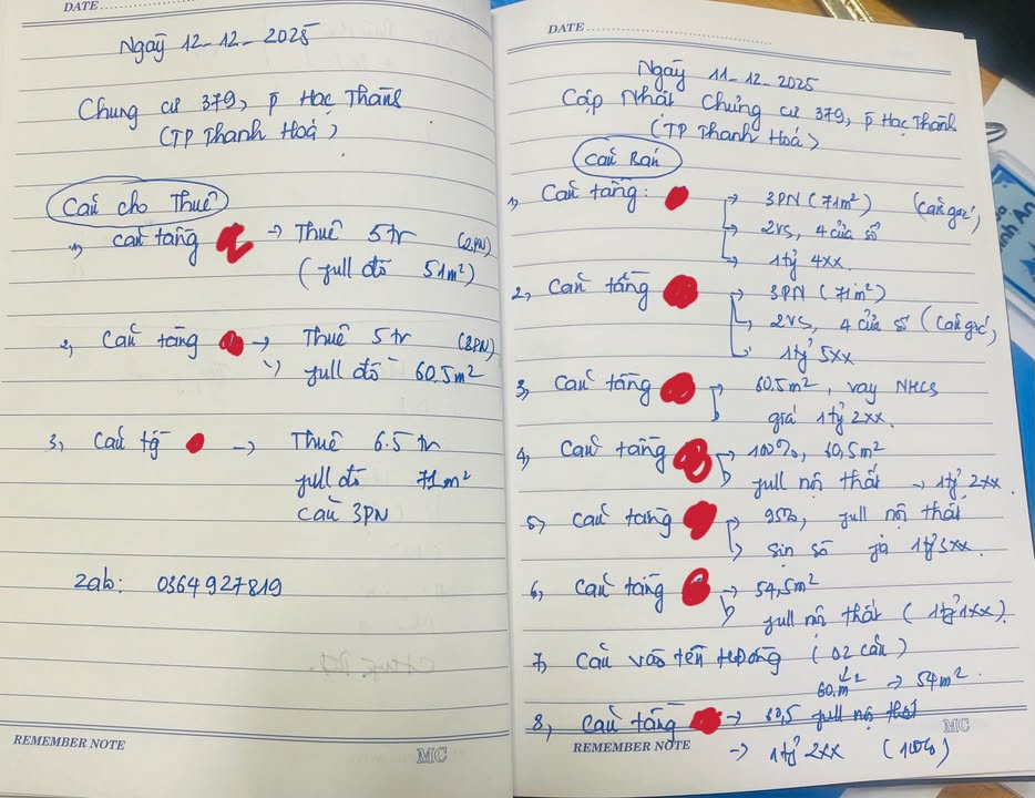 Chung cư 379 Hạc Thành - Cho thuê với giá thỏa thuận - Vị trí trung tâm thành phố