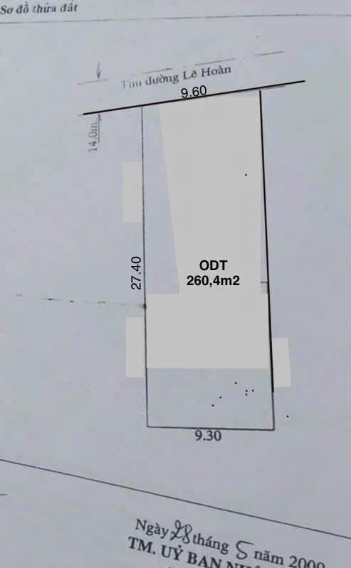 Bán nhà mặt phố Lê Hoàn, Thanh Hóa 261m² giá 40 tỷ - Đầu tư sinh lời bền vững!